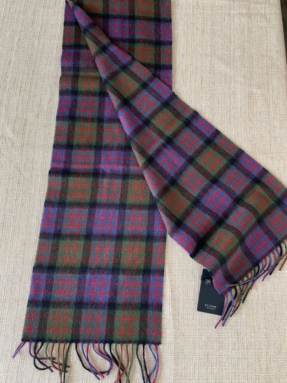 KILTANE OF SCOTLAND 100% LAMBSWOOL SCARF NWT